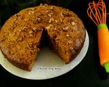 A picture of step 6 of Nutty Spiced Eggless Carrot Cake (whole Wheat and Jaggery).