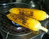 A picture of step 1 of Rosted corn masala.