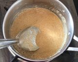 A picture of step 3 of Amaranth halwa with jaggery.