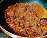 A picture of step 2 of Aata dudh puli or coconut stuffed whole wheat rice dumpling.