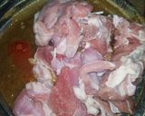 A picture of step 1 of Mutton gobhi.