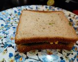A picture of step 7 of Paneer bhurji sandwich.