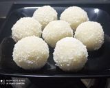 A picture of step 8 of Coconut ladoo.