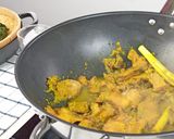 Gambar langkah 6 resipi Masak Lemak Cili Padi Pucuk Ubi Kayu dengan Daging Salai.