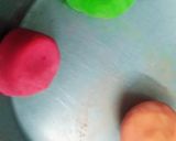 A picture of step 1 of Ping pong rice balls in coconut milk.