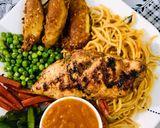 A picture of step 4 of Chicken Steak.