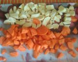 Vadas-krumpligombóccal nagyi módra recept fázis 1 fotója