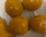 A picture of step 4 of Mango choco Candy.