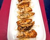 Foto del paso 4 de la receta: Montaditos de pollo con salsa de frutos rojos y queso de cabra