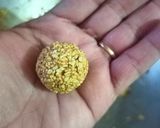 A picture of step 2 of Sesame seeds and Rajgira laddu.