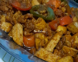 Foto langkah ke 5 dari resep Tempe Tahu Pedas Cabe Gendot.