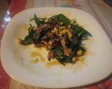 Foto del paso 6 de la receta: Ensalada de espinacas con tocino