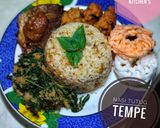 Foto langkah ke 7 dari resep Nasi Tutug Tempe.