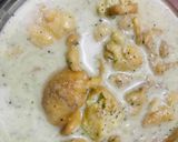 A picture of step 4 of Spicy dahi phulki.