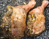 Töltött csirkecomb zöldséges rizzsel 🤗👌🍗🍽 recept fázis 6 fotója