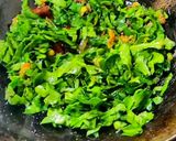 A picture of step 5 of Palak dal.