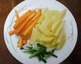 Hình bước làm 1 của món Thịt bò xào khoai tây