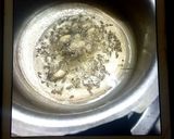 A picture of step 1 of Brinjal potatoes sabzi (eggplant).