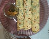 A picture of step 3 of Methi ke theple.