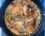 A picture of step 7 of Easy Creamy Tuscan Chicken Recipe.