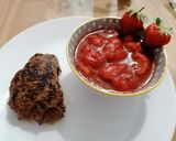 Une image de l'étape 6 de Salsa de fraises épicée.