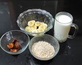 A picture of step 1 of Oats Banana Smoothie.