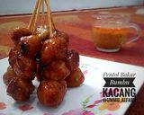 Foto langkah ke 5 dari resep Pentol Bakar Bumbu kacang.