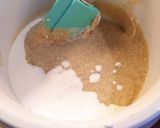 Mézeskalács muffin (narancsos töltelékkel, csokikrémmel) recept fázis 2 fotója