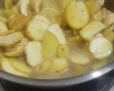 A picture of step 2 of Sweet Potato kheer.