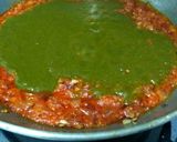 A picture of step 8 of Palak Paneer.