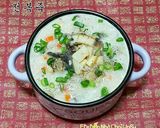Hình bước làm 6 của món Cháo Bào Ngư 전복죽