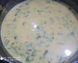 A picture of step 5 of UP style Dahi wali Arbi Spicy Arbi in yogurt curry.