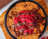 Foto del paso 5 de la receta: Skillet cookie saludable en Airfryer con helado de frambuesa