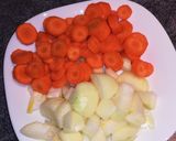 Csirkemell csíkok sok zöldséggel recept fázis 2 fotója