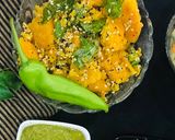 A picture of step 3 of Mix Dhokla.