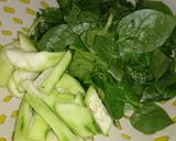 Hình bước làm 1 của món Canh rau mướp nấu tôm