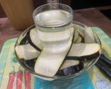 Une image de l'étape 1 de Tranches d’ aubergine frites.