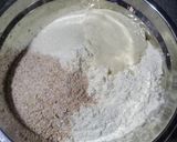 Foto langkah ke 1 dari resep Roti Gandum Sourdough Discard (Air Fryer).