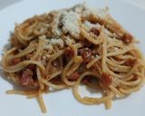 Foto del paso 7 de la receta: Espaguetis con salsa boloñesa a lo Bendecido