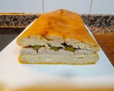 Foto del paso 3 de la receta: Bizcocho de Alubias blancas relleno de salchichas bratwurst