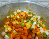 மண மணக்கும் சாம்பார் சாதம் (Sambar saatham recipe in tamil) ரெசிபி ஸ்டேப் 3 புகைப்படம்