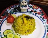 A picture of step 7 of Turmeric Potato Rice 🍚😋.