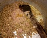 A picture of step 2 of Minced meat pilau with coconut.