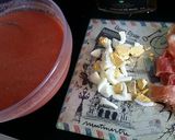 Une image de l'étape 4 de Gaspacho Andalou : Soupe froide de tomates et pain - Salmorejo (Andalousie).