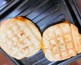 A picture of step 9 of Pizza Waffles.