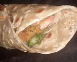 A picture of step 9 of Veg frankie roll.