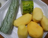 A picture of step 1 of Potato Galette... 'Okonomiyaki Style'.
