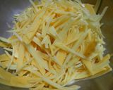 A picture of step 2 of Potato Galette... 'Okonomiyaki Style'.