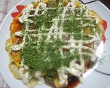 A picture of step 7 of Potato Galette... 'Okonomiyaki Style'.