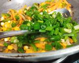A picture of step 4 of Vermicelli Upma with Mixed Vegetables.